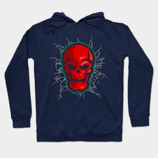 Red Skull Hoodie